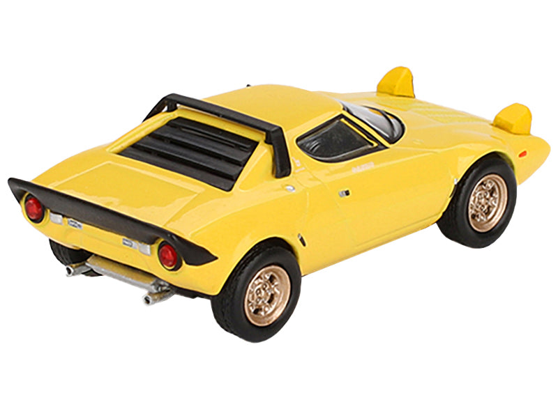 Lancia Stratos HF Stradale Giallo Fly Yellow Limited Edition to 1440 pieces Worldwide 1/64 Diecast Model Car
