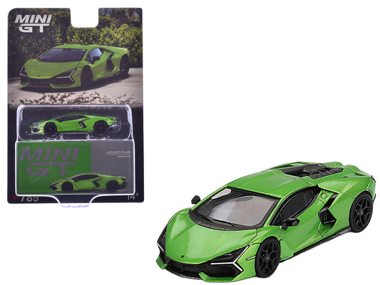 Lamborghini Revuelto Verde Selvans Green Metallic Limited Edition 1/64 Diecast Model Car