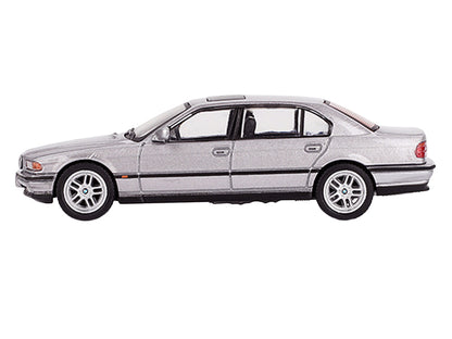 BMW 750IL Aspen Silver Metallic with Sun Roof Limited Edition 1/64 Diecast Model Car