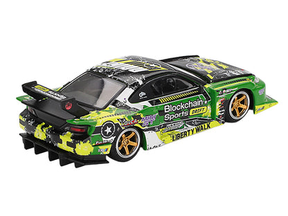 Nissan "LB-Super Silhouette" S15 SILVIA RHD (Right Hand Drive) #555 "V2" Yukio Fausto "Formula Drift Japan" (2024) Limited Edition 1/64 Diecast Model Car