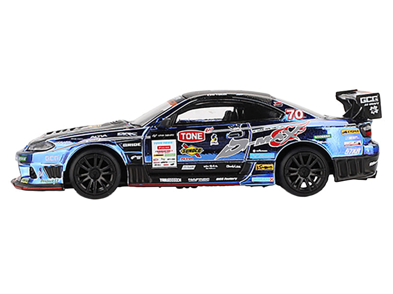Nissan Silvia (S15) D-MAX RHD (Right Hand Drive) #70 Masashi Yokoi "D-MAX Racing" "D1 Grand Prix" (2023) Limited Edition 1/64 Diecast Model Car