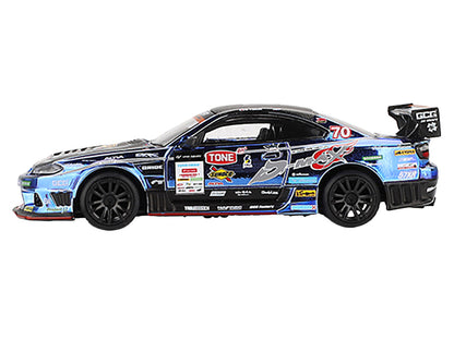 Nissan Silvia (S15) D-MAX RHD (Right Hand Drive) #70 Masashi Yokoi "D-MAX Racing" "D1 Grand Prix" (2023) Limited Edition 1/64 Diecast Model Car