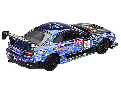 Nissan Silvia (S15) D-MAX RHD (Right Hand Drive) #46 Masao Suenaga "D-MAX Racing" "D1 Grand Prix" (2023) Limited Edition 1/64 Diecast Model Car