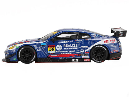 Nissan GT-R NISMO GT3 #56 Joao Paulo de Oliveira - Teppei Natori "REALIZE Nissan Mechanic Challenge GT-R" "Super GT Series" (2023) Limited Edition 1/64 Diecast Model Car