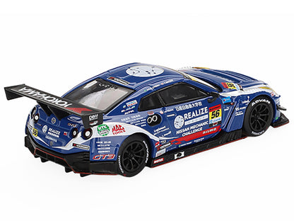 Nissan GT-R NISMO GT3 #56 Joao Paulo de Oliveira - Teppei Natori "REALIZE Nissan Mechanic Challenge GT-R" "Super GT Series" (2023) Limited Edition 1/64 Diecast Model Car