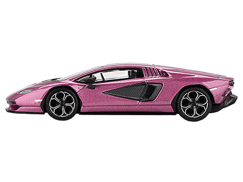 Lamborghini Countach LPI 800-4 Viola 30th Metallic Limited Edition 1/64 Diecast Model Car