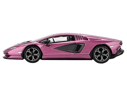 Lamborghini Countach LPI 800-4 Viola 30th Metallic Limited Edition 1/64 Diecast Model Car