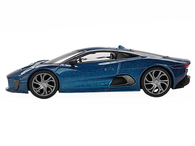 Jaguar C-X75 Blue Metallic Limited Edition 1/64 Diecast Model Car