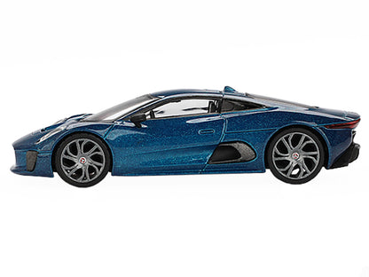 Jaguar C-X75 Blue Metallic Limited Edition 1/64 Diecast Model Car
