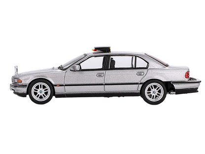 BMW 750IL Gray Metallic 007 James Bond "Tomorrow Never Dies" (1997) Movie Limited Edition 1/64 Diecast Model Car