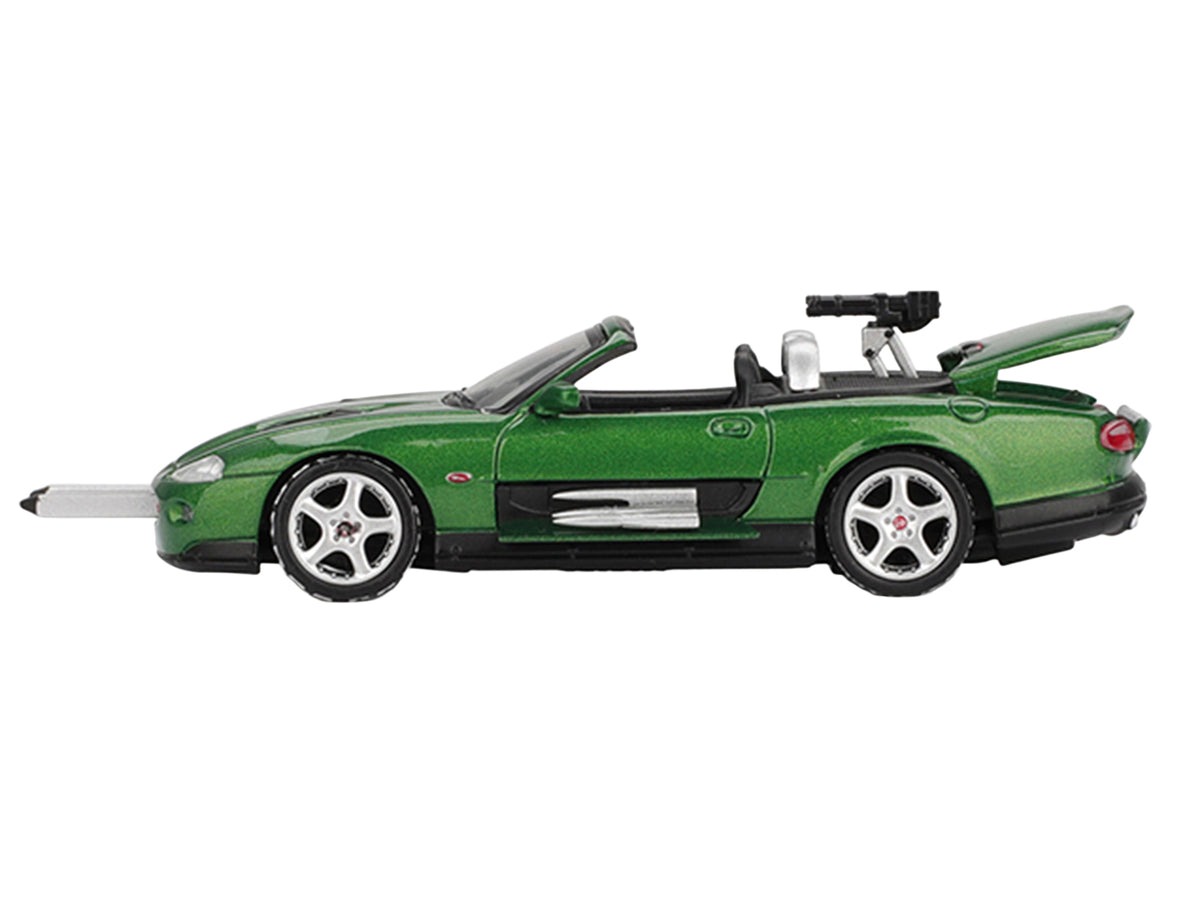 Jaguar XKR Green Metallic 007 James Bond "Die Another Day" (2002) Movie Limited Edition 1/64 Diecast Model Car