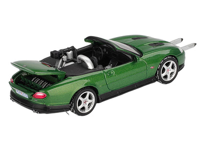 Jaguar XKR Green Metallic 007 James Bond "Die Another Day" (2002) Movie Limited Edition 1/64 Diecast Model Car