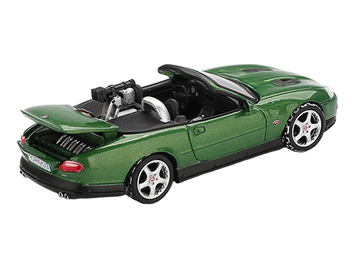 Jaguar XKR Green Metallic 007 James Bond "Die Another Day" (2002) Movie Limited Edition 1/64 Diecast Model Car