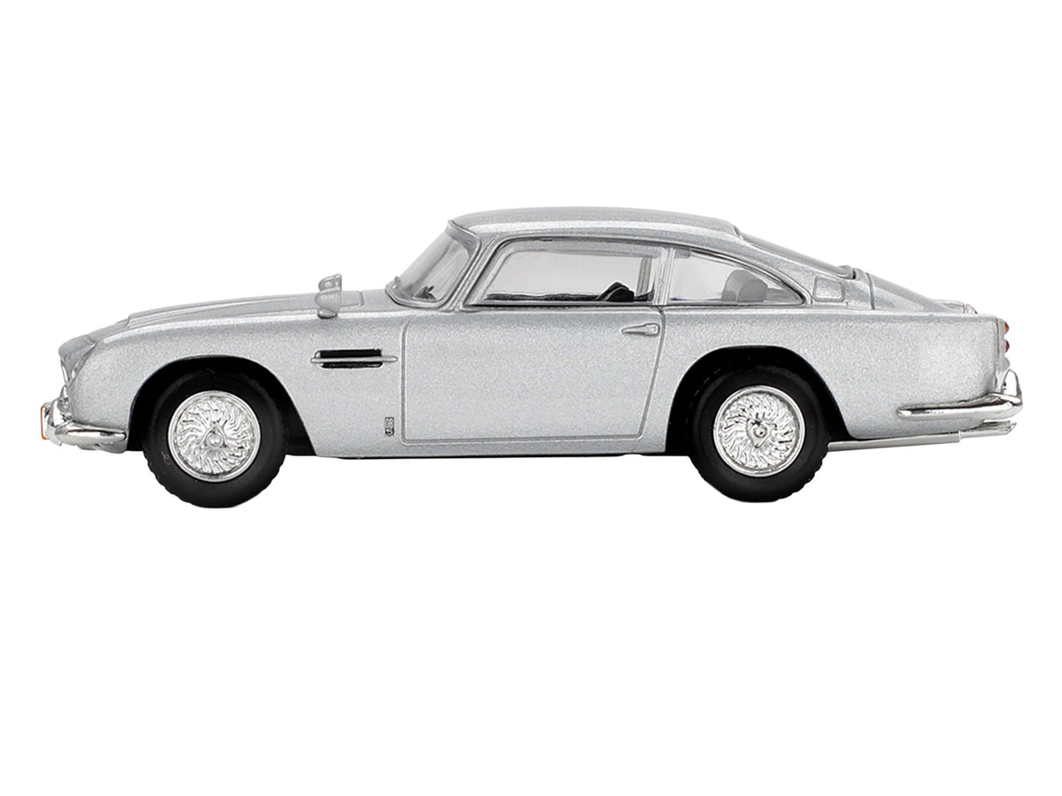 Aston Martin DB5 Birch Silver Metallic 007 James Bond "Casino Royale" (2006) Movie Limited Edition 1/64 Diecast Model Car