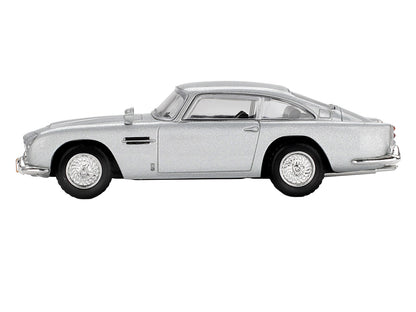 Aston Martin DB5 Birch Silver Metallic 007 James Bond "Casino Royale" (2006) Movie Limited Edition 1/64 Diecast Model Car