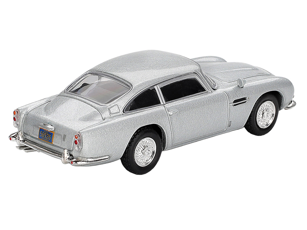 Aston Martin DB5 Birch Silver Metallic 007 James Bond "Casino Royale" (2006) Movie Limited Edition 1/64 Diecast Model Car