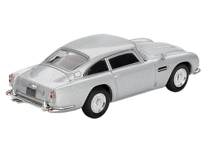 Aston Martin DB5 Birch Silver Metallic 007 James Bond "Casino Royale" (2006) Movie Limited Edition 1/64 Diecast Model Car