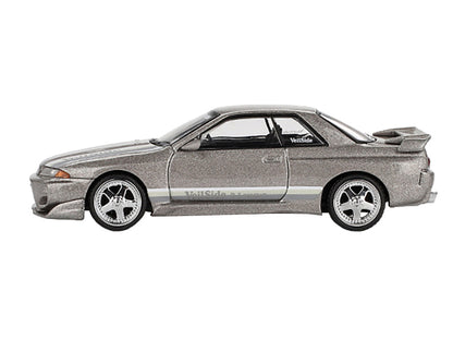 Nissan Skyline GT-R (R32) RHD (Right Hand Drive) "Veilside Combat C-I" Gray Metallic Limited Edition 1/64 Diecast Model Car