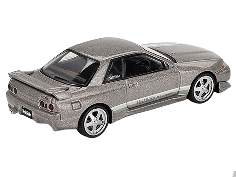Nissan Skyline GT-R (R32) RHD (Right Hand Drive) "Veilside Combat C-I" Gray Metallic Limited Edition 1/64 Diecast Model Car