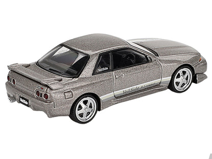 Nissan Skyline GT-R (R32) RHD (Right Hand Drive) "Veilside Combat C-I" Gray Metallic Limited Edition 1/64 Diecast Model Car