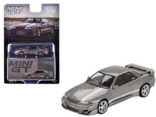 Nissan Skyline GT-R (R32) RHD (Right Hand Drive) "Veilside Combat C-I" Gray Metallic Limited Edition 1/64 Diecast Model Car