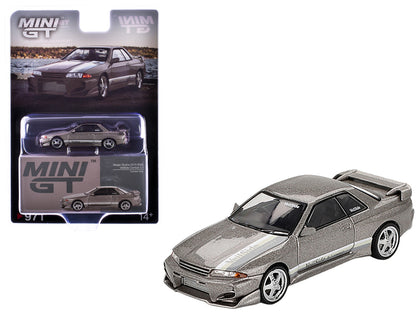 Nissan Skyline GT-R (R32) RHD (Right Hand Drive) "Veilside Combat C-I" Gray Metallic Limited Edition 1/64 Diecast Model Car