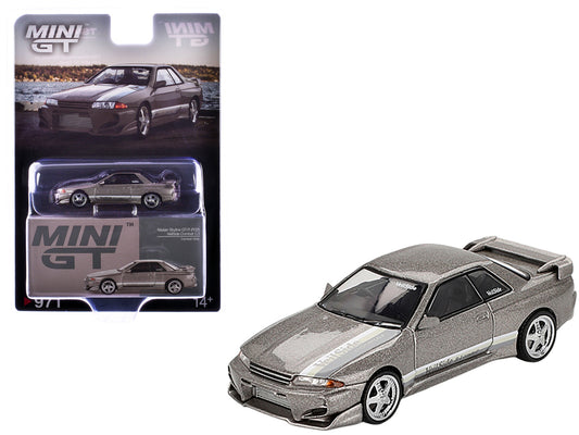 Nissan Skyline GT-R (R32) RHD (Right Hand Drive) "Veilside Combat C-I" Gray Metallic Limited Edition 1/64 Diecast Model Car