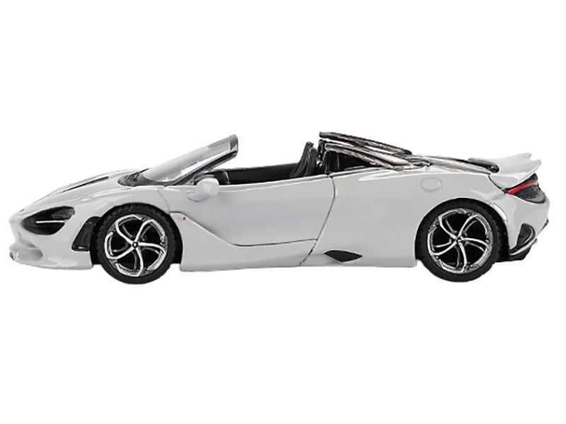 McLaren 750S Spider Cirrus Gray Limited Edition 1/64 Diecast Model Car