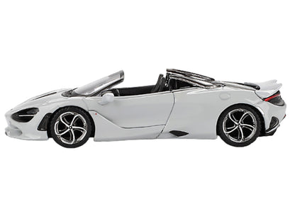 McLaren 750S Spider Cirrus Gray Limited Edition 1/64 Diecast Model Car