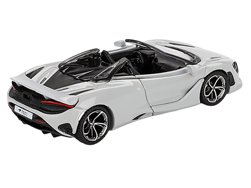 McLaren 750S Spider Cirrus Gray Limited Edition 1/64 Diecast Model Car