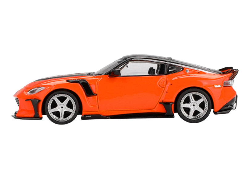 Nissan Z VeilSide FFZ400 Orange with Black Top Limited Edition 1/64 Diecast Model Car