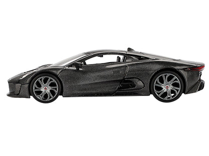 Jaguar C-X75 "Test Car" Black Carbon Limited Edition 1/64 Diecast Model Car