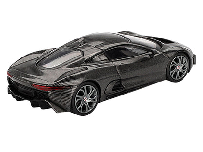 Jaguar C-X75 "Test Car" Black Carbon Limited Edition 1/64 Diecast Model Car
