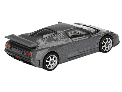 Bugatti EB110 Super Sport Grigio Scuro Dark Gray Metallic Limited Edition 1/64 Diecast Model Car
