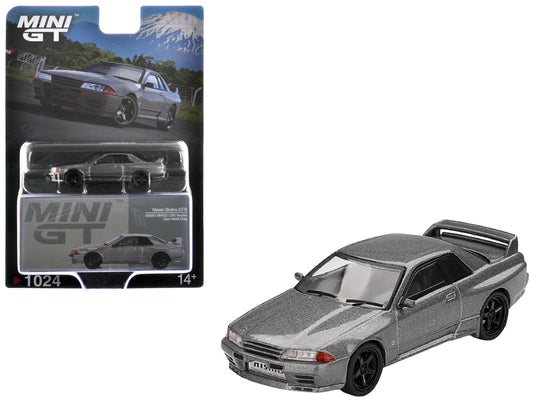 Nissan Skyline GT-R (NISMO BNR32 CRS Version) RHD (Right Hand Drive) Dark Metal Gray Metallic Limited Edition 1/64 Diecast Model Car