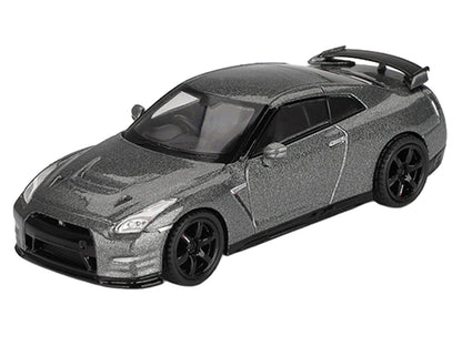 Nissan GT-R Nismo R35 CRS Version RHD (Right Hand Drive) Dark Metal Gray Metallic Limited Edition 1/64 Diecast Model Car