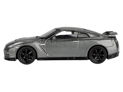 Nissan GT-R Nismo R35 CRS Version RHD (Right Hand Drive) Dark Metal Gray Metallic Limited Edition 1/64 Diecast Model Car