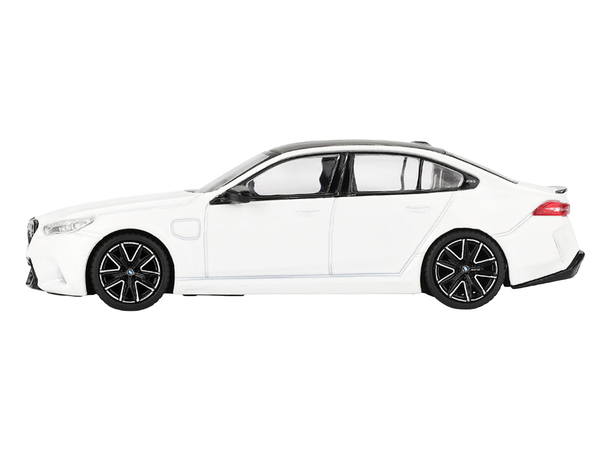 BMW M5 Alpine White with Carbon Top Limited Edition 1/64 Diecast Model Car