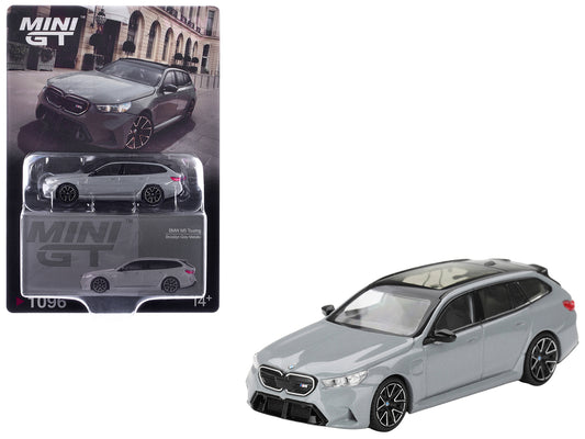 BMW M5 Touring Brooklyn Gray Metallic with Sunroof 1/64 Diecast Model Car