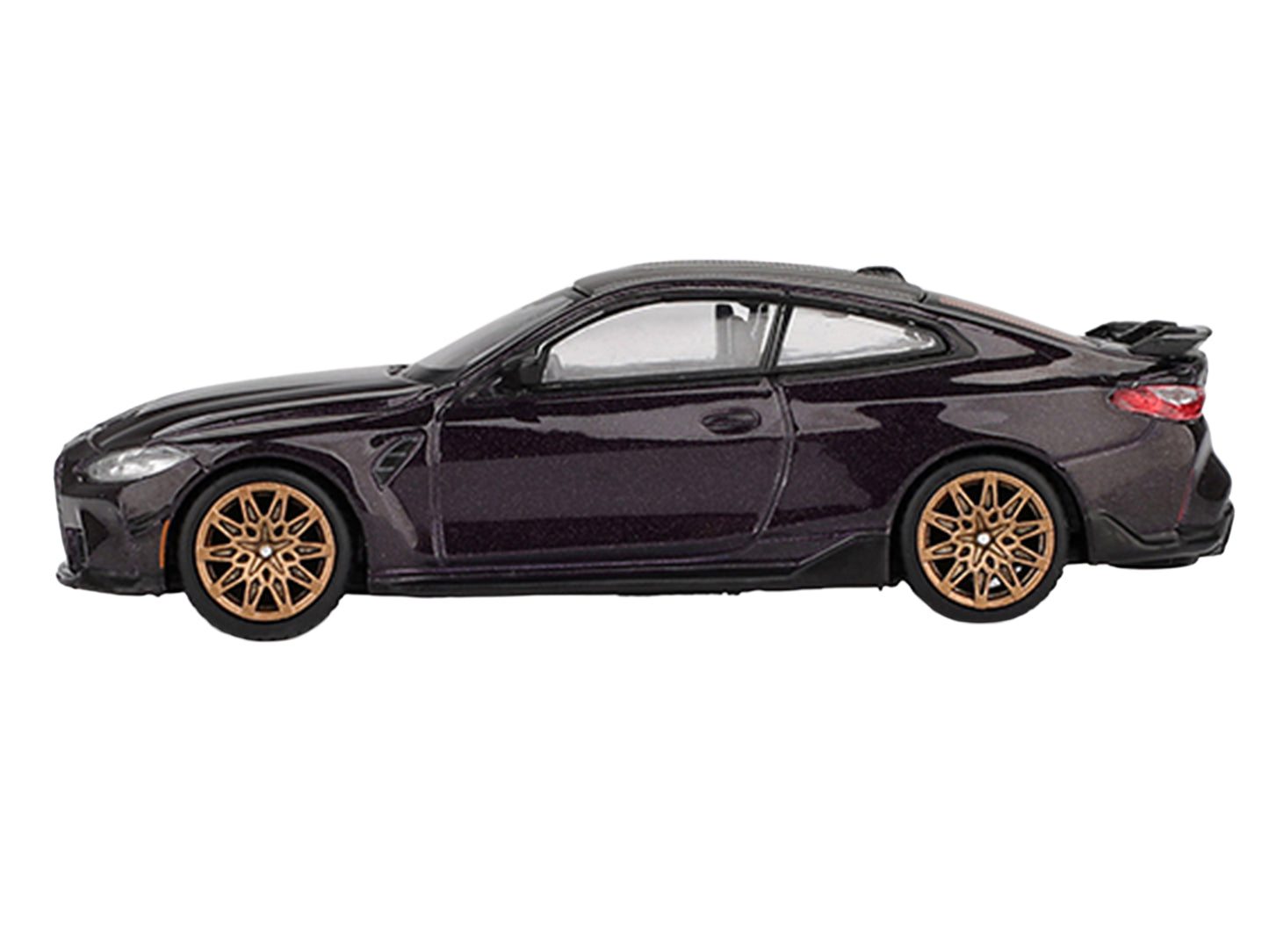 BMW M4 M-Performance Daytona Violet Metallic with Carbon Top Limited Edition 1/64 Diecast Model Car