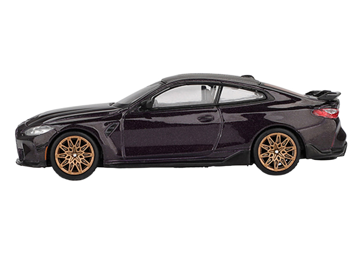 BMW M4 M-Performance Daytona Violet Metallic with Carbon Top Limited Edition 1/64 Diecast Model Car