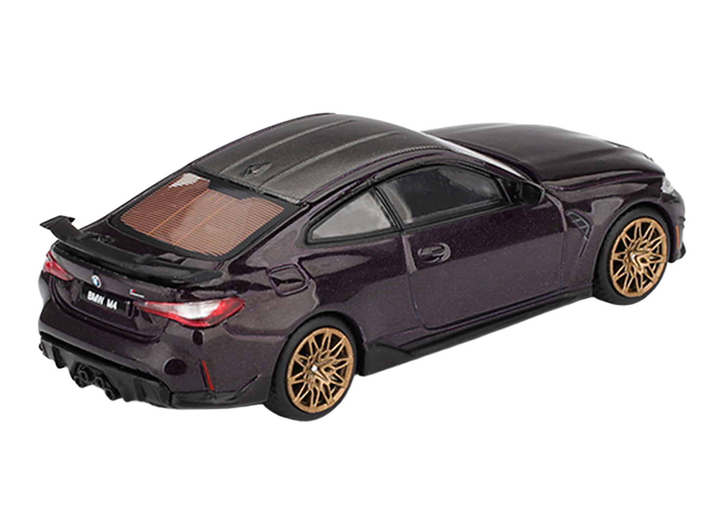 BMW M4 M-Performance Daytona Violet Metallic with Carbon Top Limited Edition 1/64 Diecast Model Car