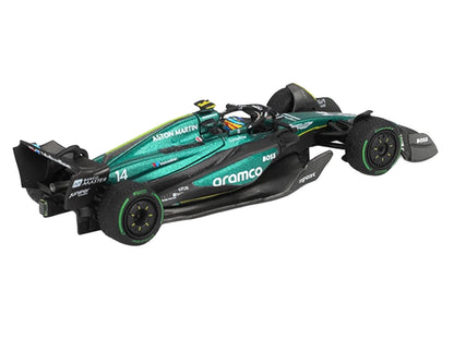 Aston Martin AMR24 #14 Fernando Alonso Formula One F1 "Canadian GP" (2024) Limited Edition 1/64 Diecast Model Car