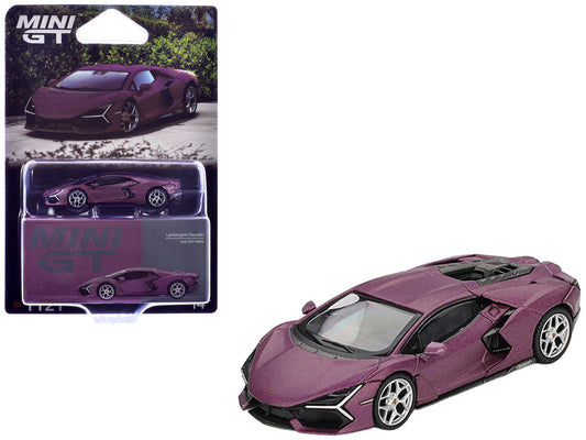 Lamborghini Revuelto Viola 30th Matt Purple Metallic Limited Edition 1/64 Diecast Model Car
