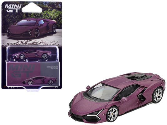 Lamborghini Revuelto Viola 30th Matt Purple Metallic Limited Edition 1/64 Diecast Model Car