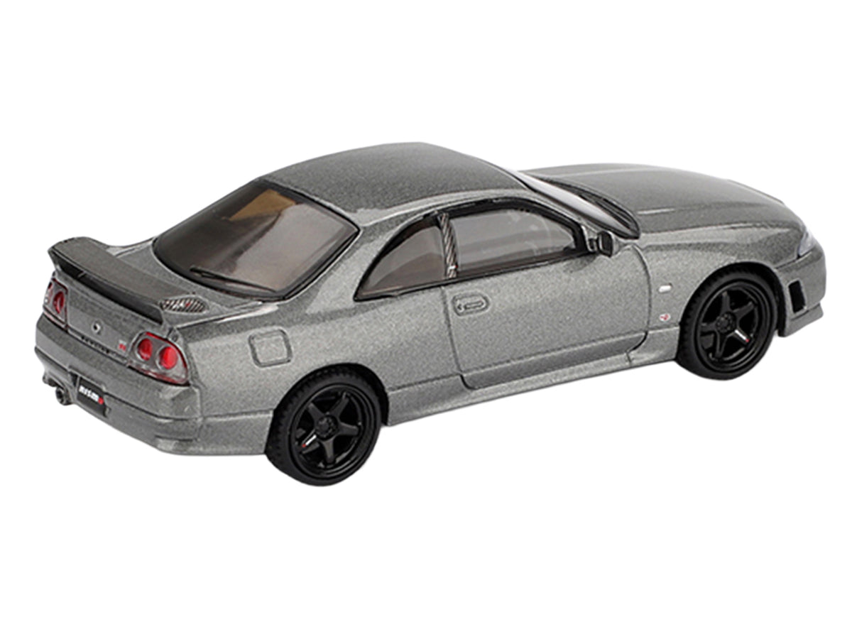 Nissan Skyline GT-R (NISMO BCNR33 CRS Version) RHD (Right Hand Drive) Dark Metal Gray Metallic Limited Edition 1/64 Diecast Model Car