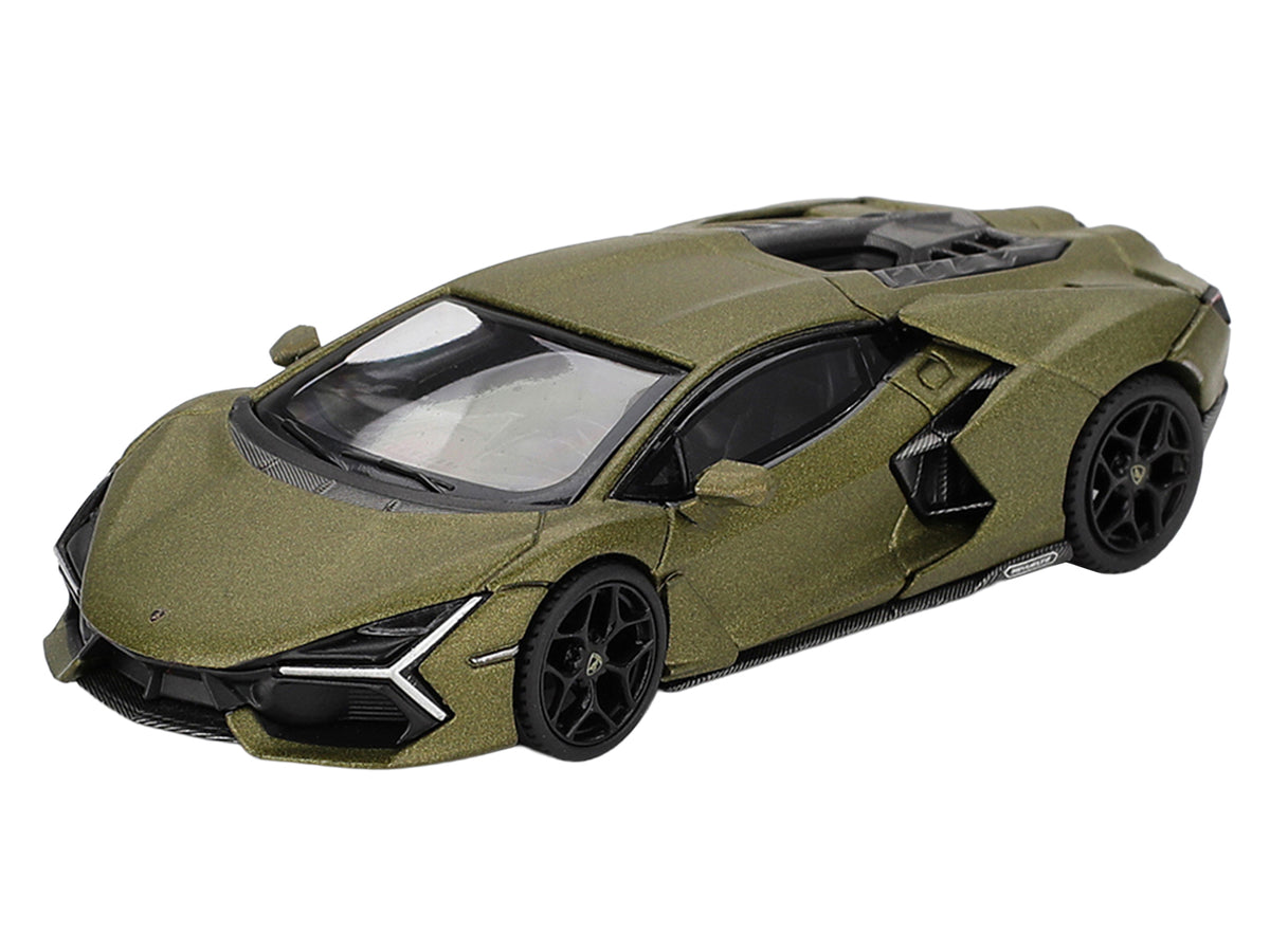 Lamborghini Revuelto Verde Gea Matte Green Metallic Limited Edition 1/64 Die Cast Model Car