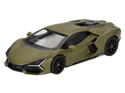 Lamborghini Revuelto Verde Gea Matte Green Metallic Limited Edition 1/64 Die Cast Model Car