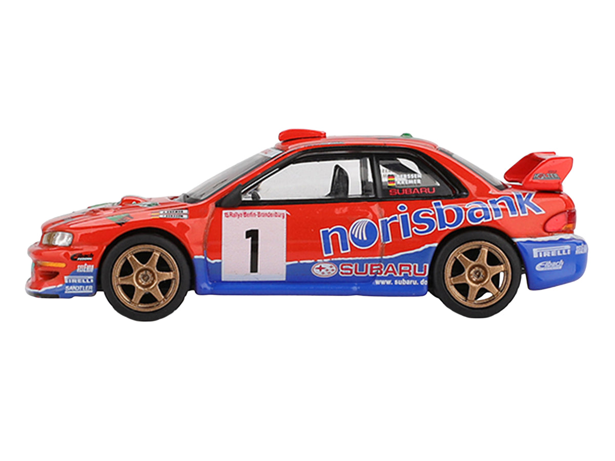 Subaru Impreza WRC97 #1 Armin Kremer - Fred Berssen Champion "Deutsche Rallye Meisterschaft (DRM)" (1999) Limited Edition 1/64 Diecast Model Car