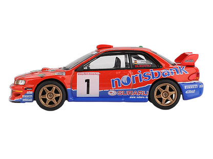 Subaru Impreza WRC97 #1 Armin Kremer - Fred Berssen Champion "Deutsche Rallye Meisterschaft (DRM)" (1999) Limited Edition 1/64 Diecast Model Car